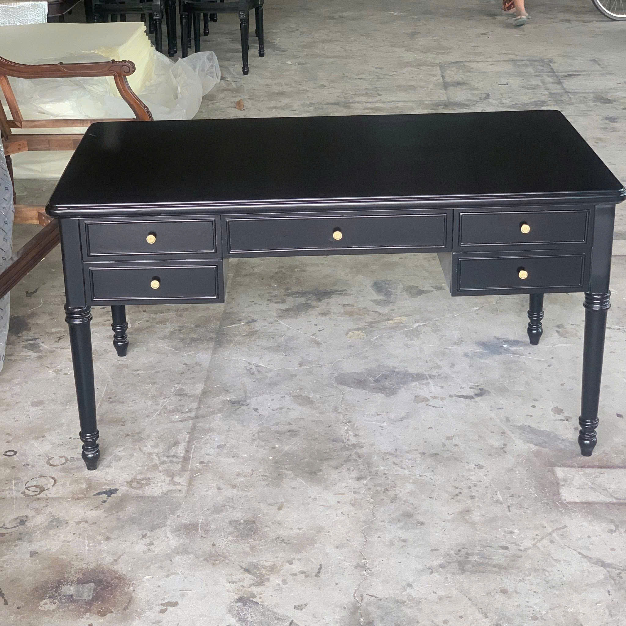 BÀN LÀM VIỆC INDOCHINE PHONG CÁCH ĐÔNG DƯƠNG CỔ ĐIỂN